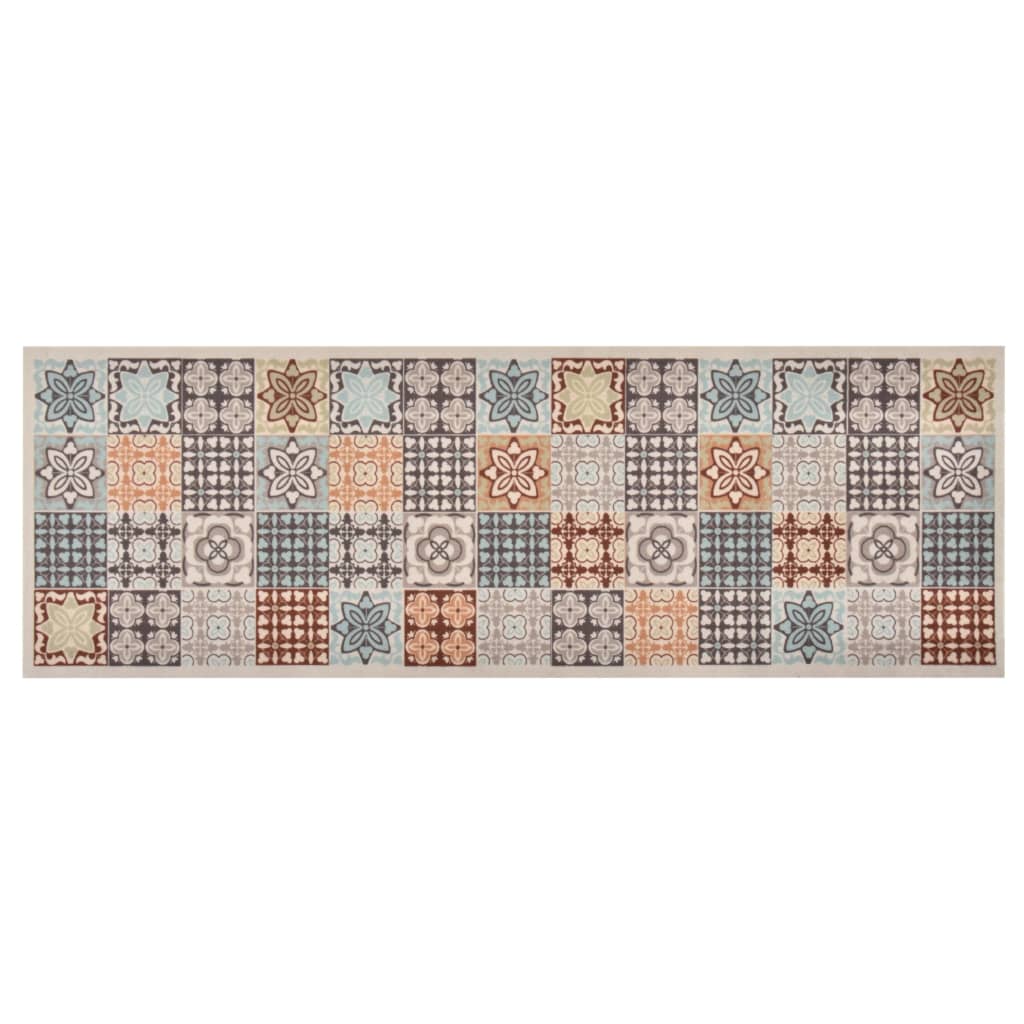 Keukenmat Wasbaar 45 x 150 cm mosaic colour