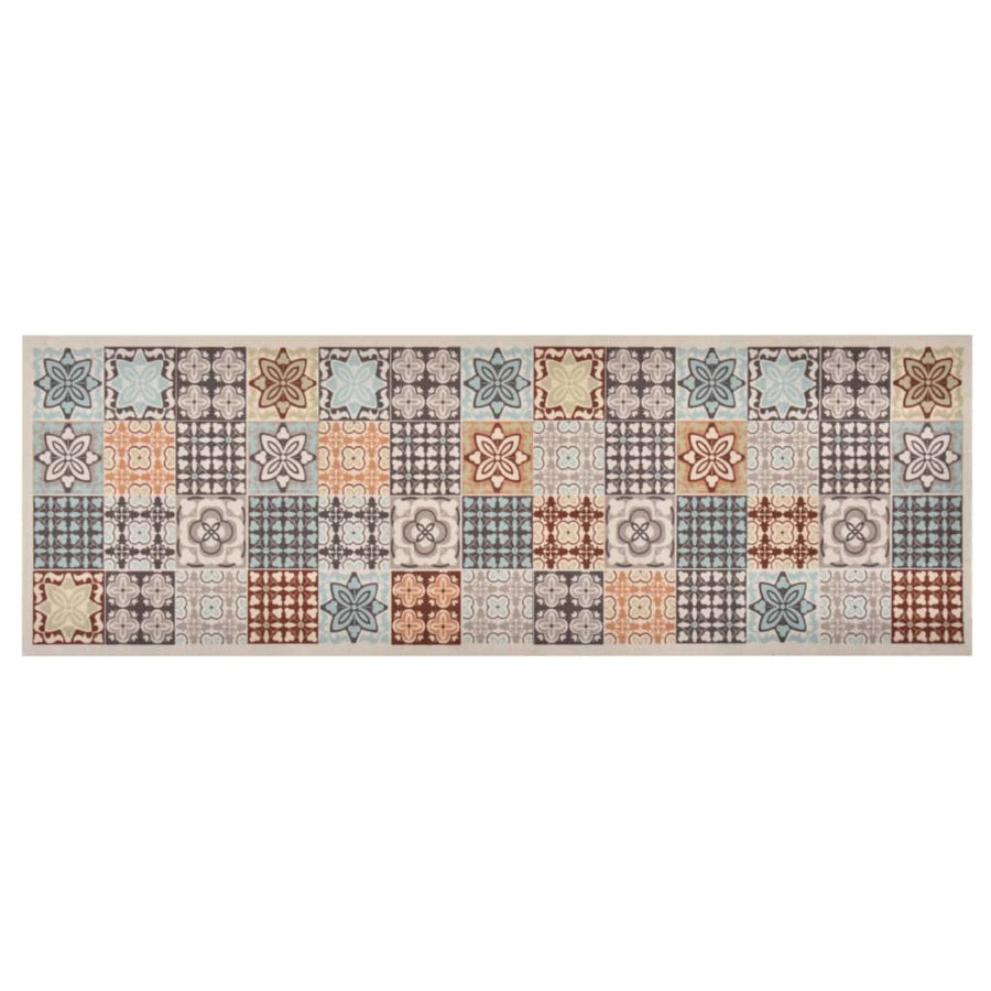 Keukenmat Wasbaar 45 x 150 cm mosaic colour