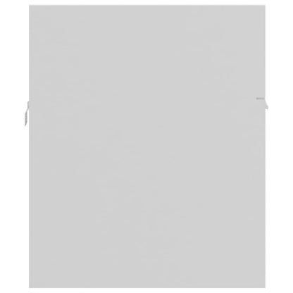 2-delige Badkamermeubelset spaanplaat wit Wit