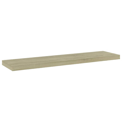 Wandschappen 0X10X1,5 Cm Spaanplaat Kleurig Sonoma Eiken 4 40 x 10 x 1.5 cm