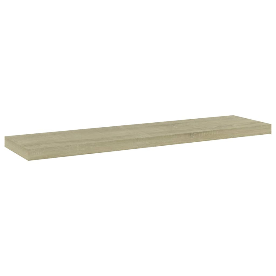 Wandschappen 0X10X1,5 Cm Spaanplaat Kleurig Sonoma Eiken 4 40 x 10 x 1.5 cm