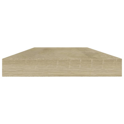 Wandschappen 0X10X1,5 Cm Spaanplaat Kleurig Sonoma Eiken 4 40 x 10 x 1.5 cm