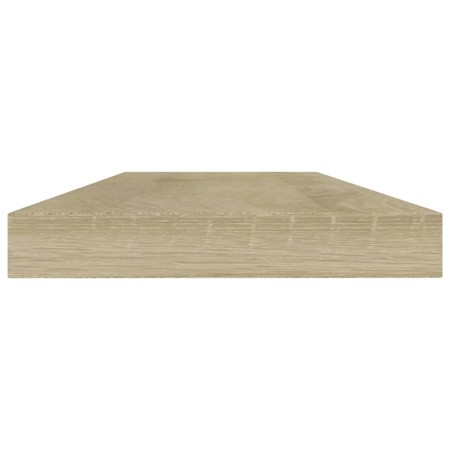 Wandschappen 0X10X1,5 Cm Spaanplaat Kleurig Sonoma Eiken 4 40 x 10 x 1.5 cm