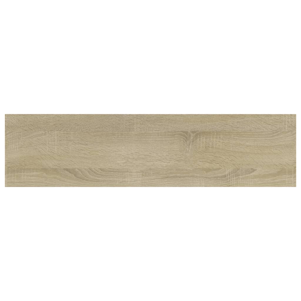 Wandschappen 0X10X1,5 Cm Spaanplaat Kleurig Sonoma Eiken 4 40 x 10 x 1.5 cm