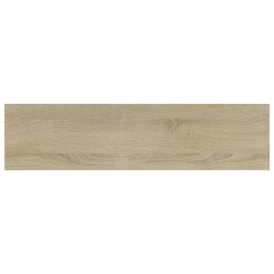 Wandschappen 0X10X1,5 Cm Spaanplaat Kleurig Sonoma Eiken 4 40 x 10 x 1.5 cm