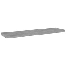 Wandschappen 0X10X1,5 Cm Spaanplaat Betongrijs 4 40 x 10 x 1.5 cm