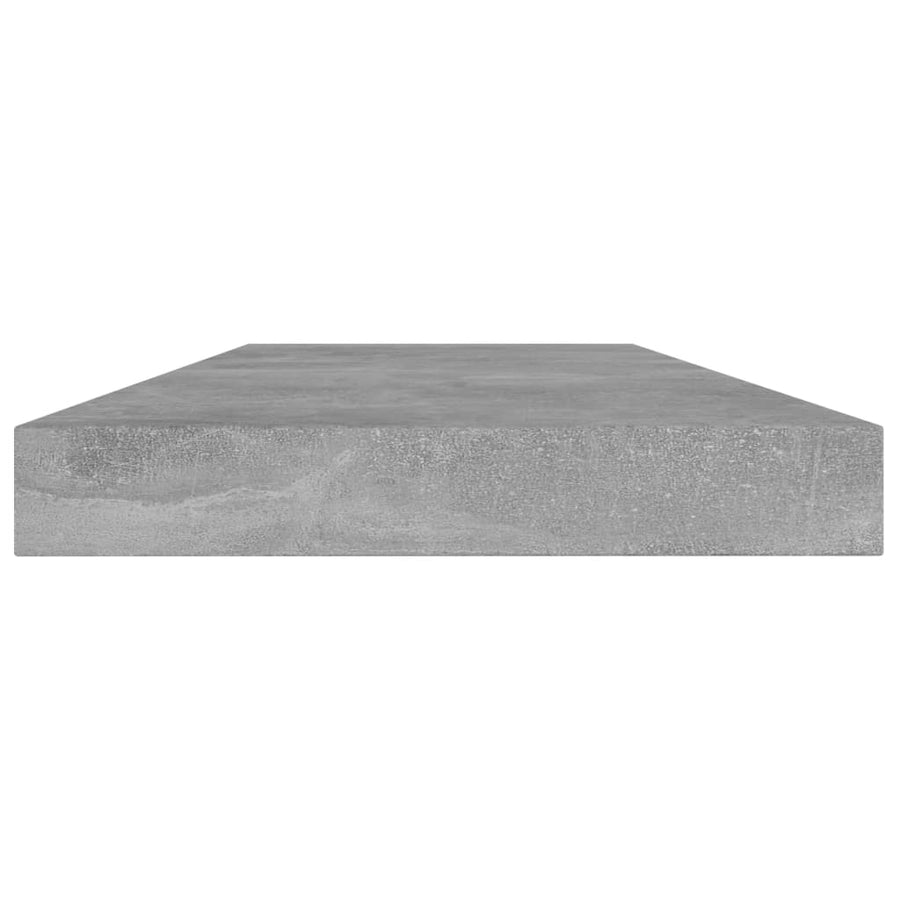 Wandschappen 0X10X1,5 Cm Spaanplaat Betongrijs 4 40 x 10 x 1.5 cm