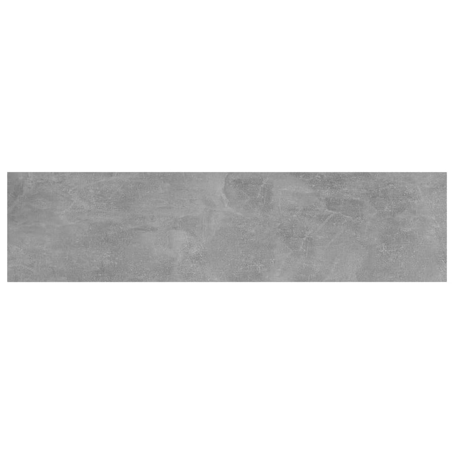 Wandschappen 0X10X1,5 Cm Spaanplaat Betongrijs 4 40 x 10 x 1.5 cm