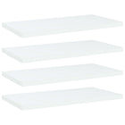 Wandschappen 4 st 40x20x1,5 cm spaanplaat wit