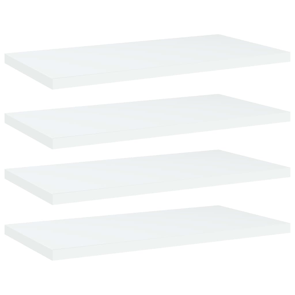 Wandschappen 0X20X1,5 Cm Spaanplaat Wit 4 40 x 20 x 1.5 cm