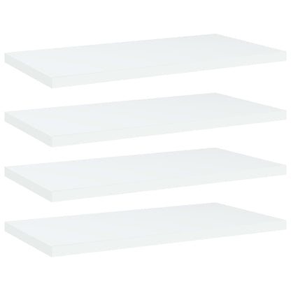 Wandschappen 0X20X1,5 Cm Spaanplaat Wit 4 40 x 20 x 1.5 cm
