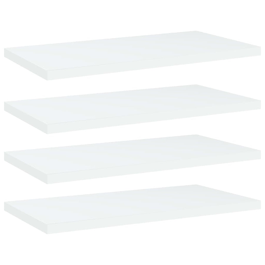 Wandschappen 0X20X1,5 Cm Spaanplaat Wit 4 40 x 20 x 1.5 cm