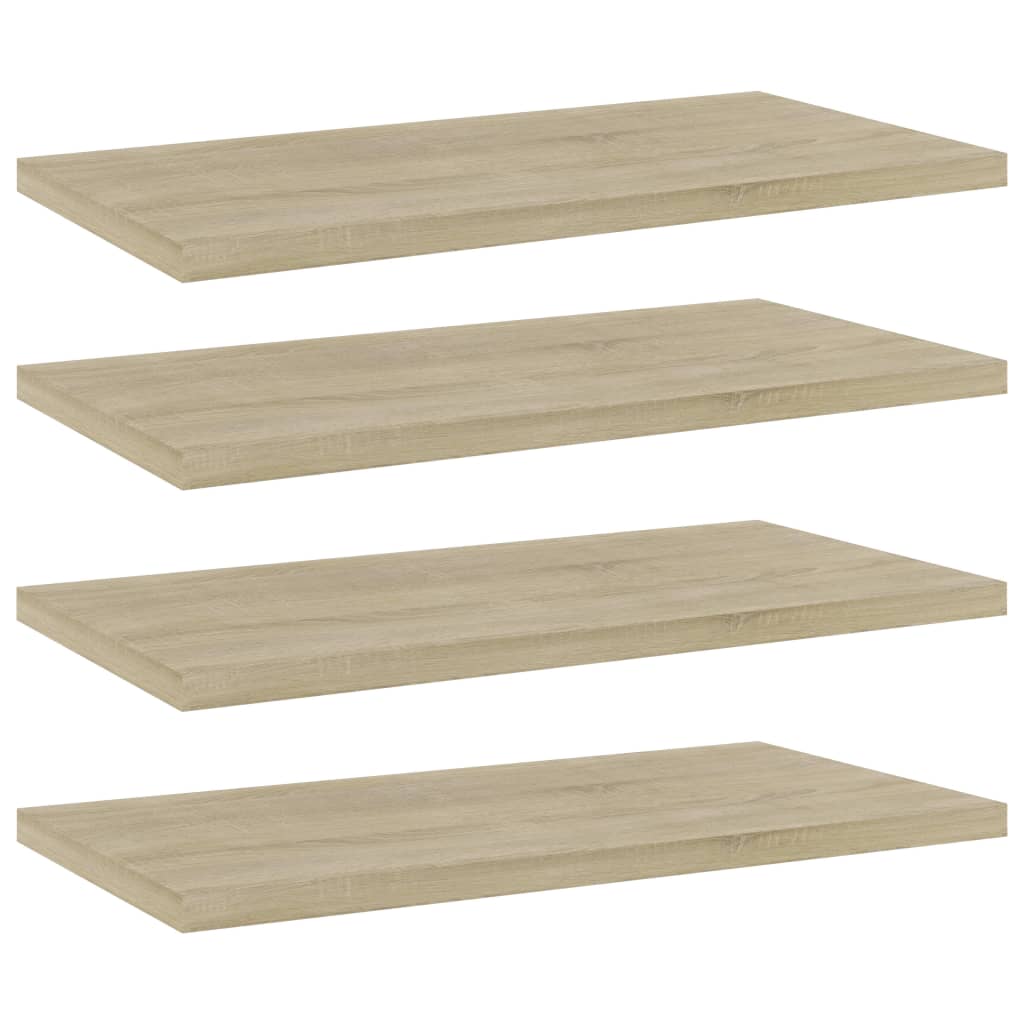 Wandschappen 0X20X1,5 Cm Spaanplaat Kleurig Sonoma Eiken 4 40 x 20 x 1.5 cm