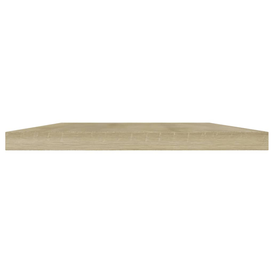 Wandschappen 0X20X1,5 Cm Spaanplaat Kleurig Sonoma Eiken 4 40 x 20 x 1.5 cm