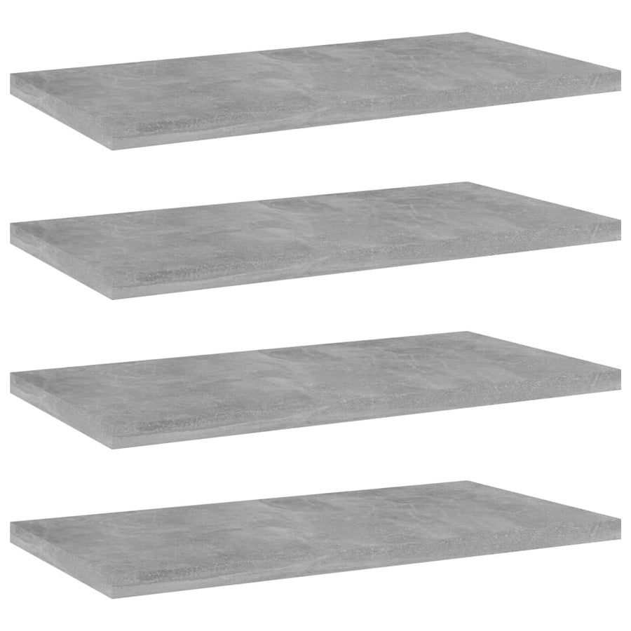 Wandschappen 0X20X1,5 Cm Spaanplaat Betongrijs 4 40 x 20 x 1.5 cm
