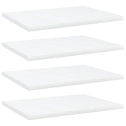 Wandschappen 4 st 40x30x1,5 cm spaanplaat wit