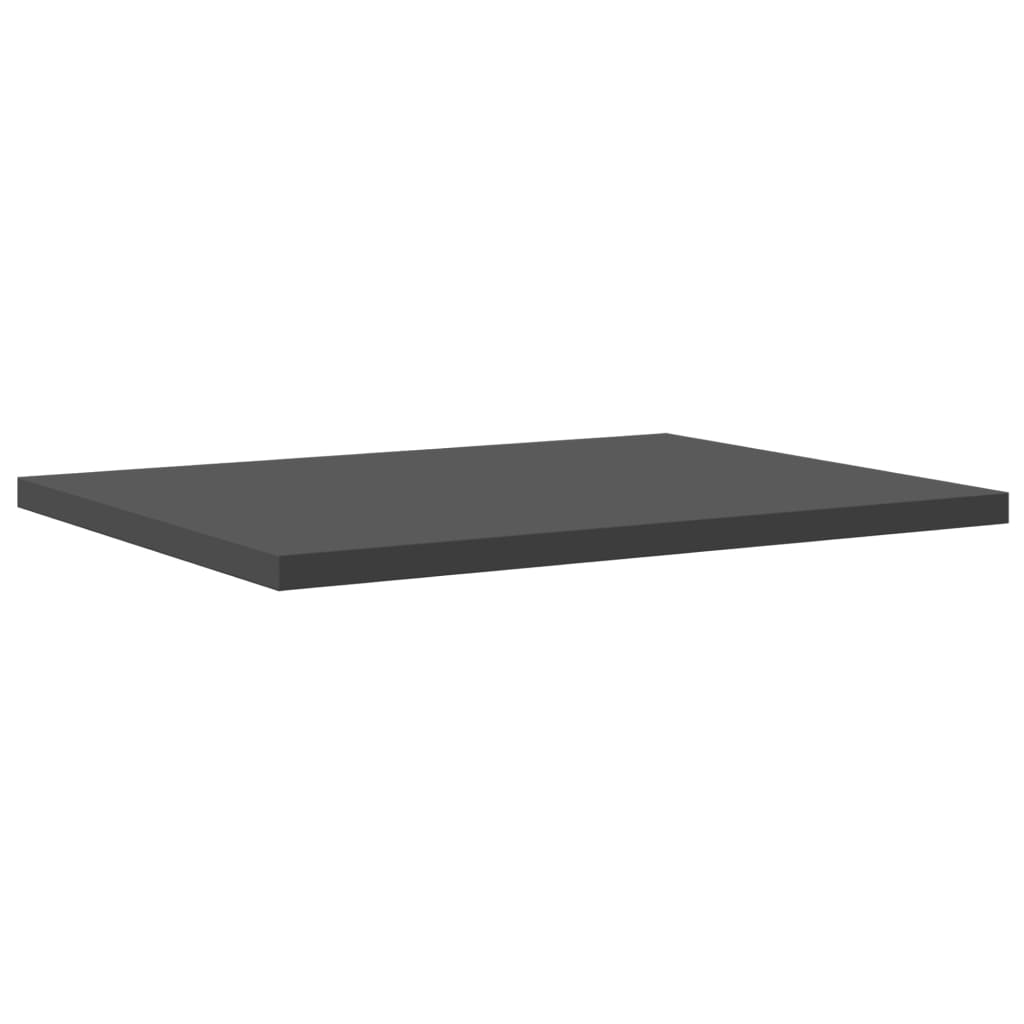 Wandschappen 4 st 40x30x1,5 cm spaanplaat grijs