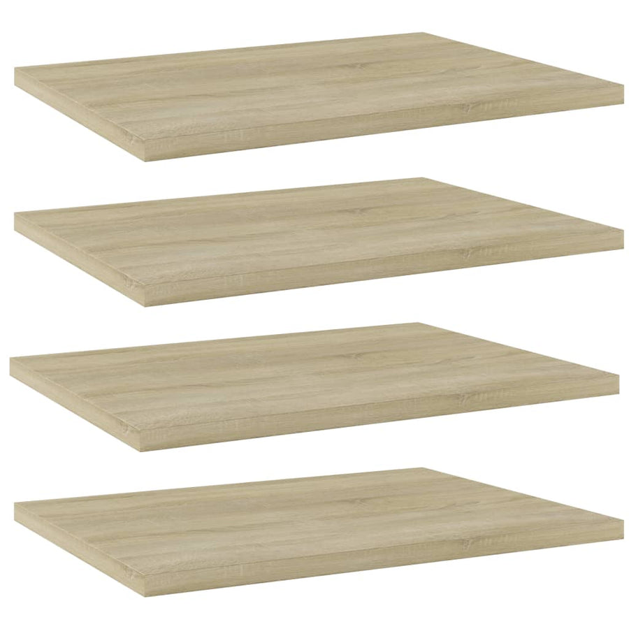 Wandschappen 0X30X1,5 Cm Spaanplaat Kleurig Sonoma Eiken 4 40 x 30 x 1.5 cm
