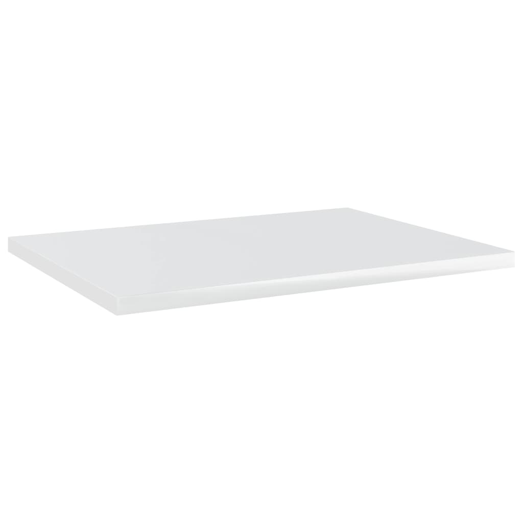 Wandschappen 4 st 40x30x1,5 cm bewerkt hout hoogglans wit