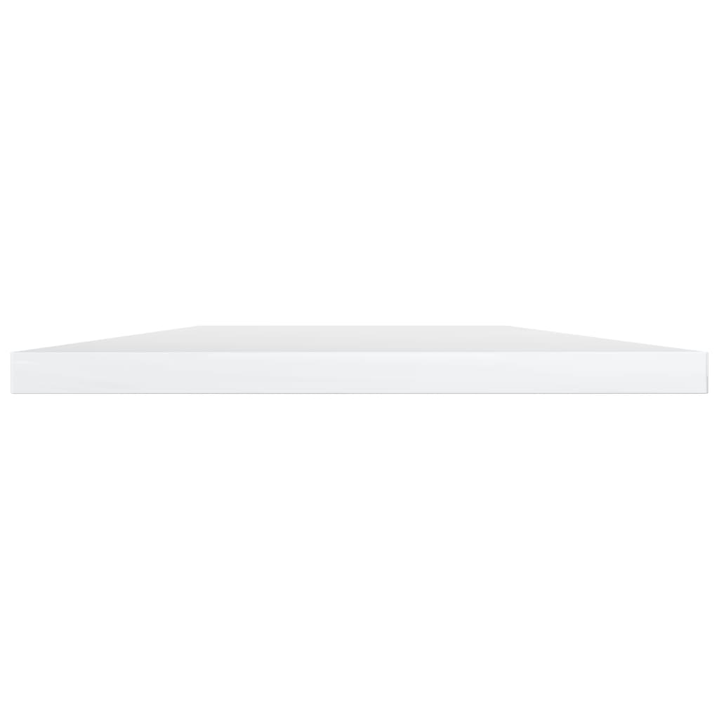 Wandschappen 4 st 40x30x1,5 cm bewerkt hout hoogglans wit