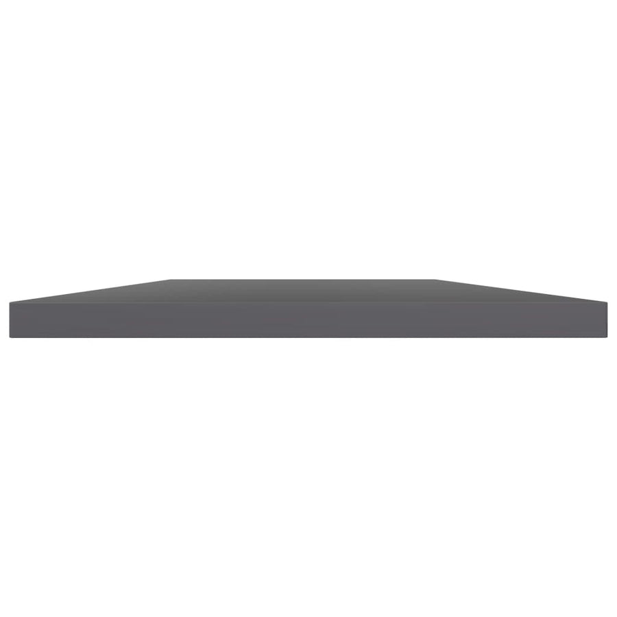 Wandschappen 4 St 40X30X1,5 Cm Spaanplaat Hoogglans Grijs Hoogglans Grijs 4