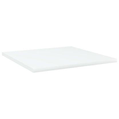 Wandschappen 40X40X1,5 Cm Bewerkt Hout Wit 40 x 40 x 1.5 cm