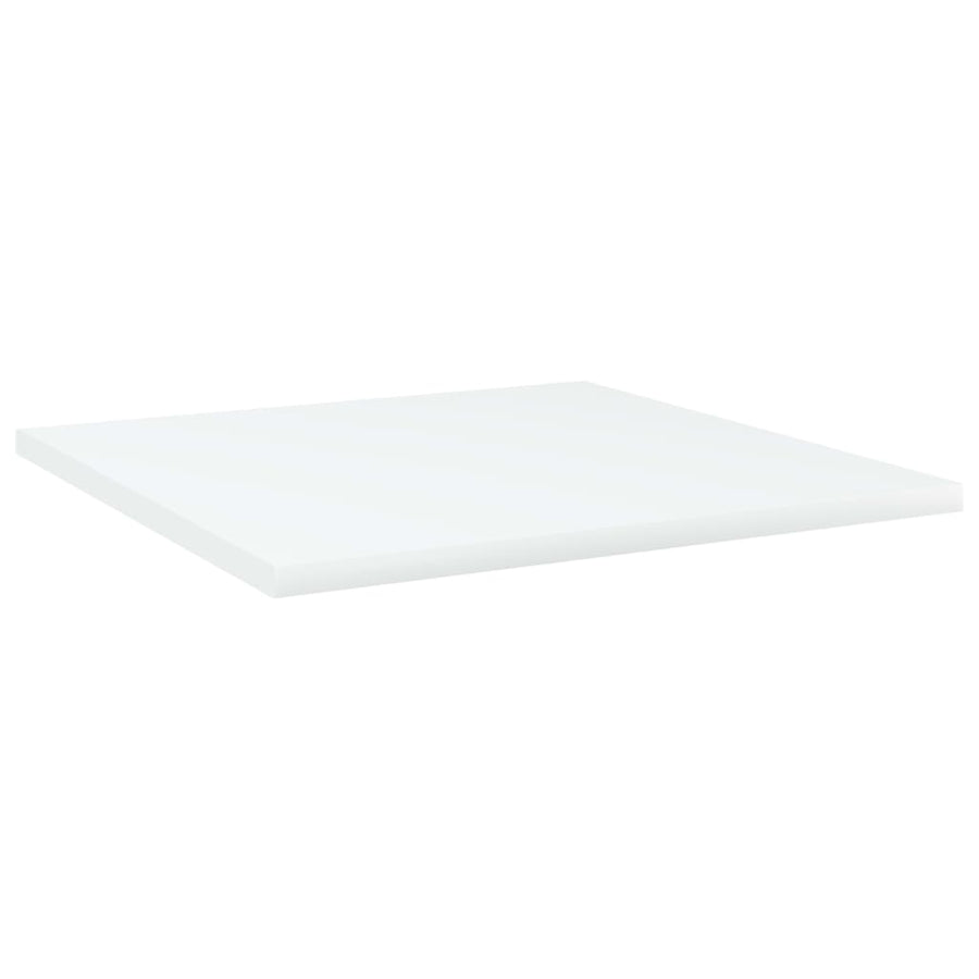 Wandschappen 40X40X1,5 Cm Bewerkt Hout Wit 40 x 40 x 1.5 cm