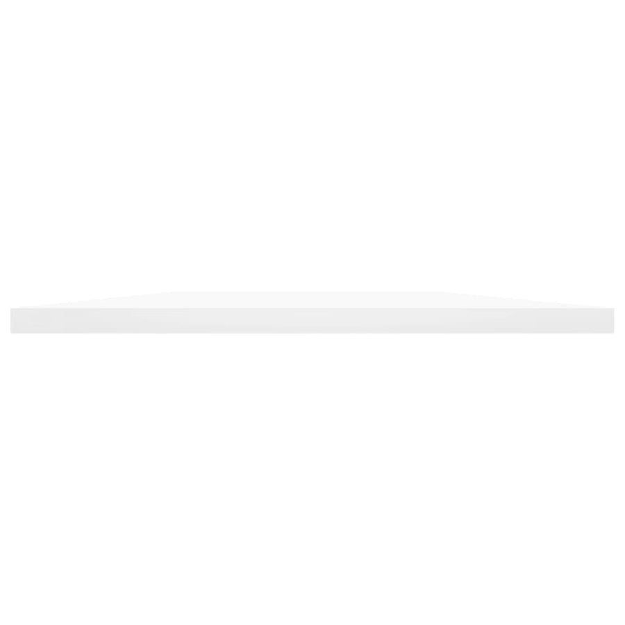 Wandschappen 40X40X1,5 Cm Bewerkt Hout Wit 40 x 40 x 1.5 cm