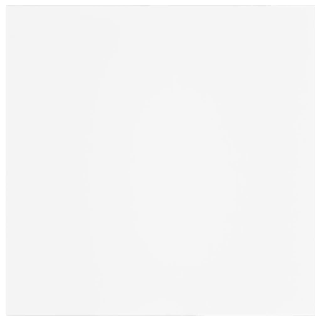 Wandschappen 8 st 40x40x1,5 cm spaanplaat wit