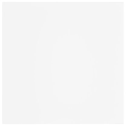 Wandschappen 8 st 40x40x1,5 cm spaanplaat wit