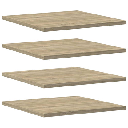 Wandschappen 40X40X1,5 Cm Spaanplaat Kleurig Sonoma Eiken 40 x 40 x 1.5 cm