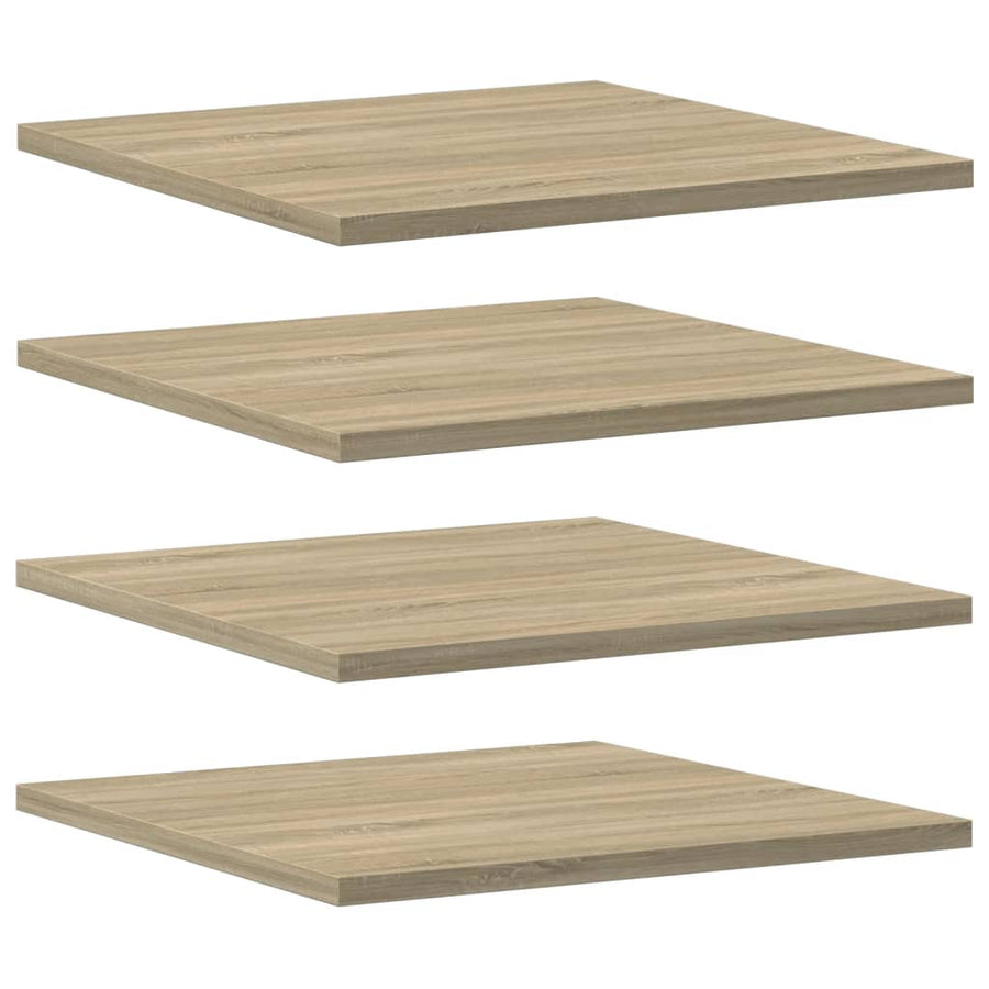 Wandschappen 40X40X1,5 Cm Spaanplaat Kleurig Sonoma Eiken 40 x 40 x 1.5 cm