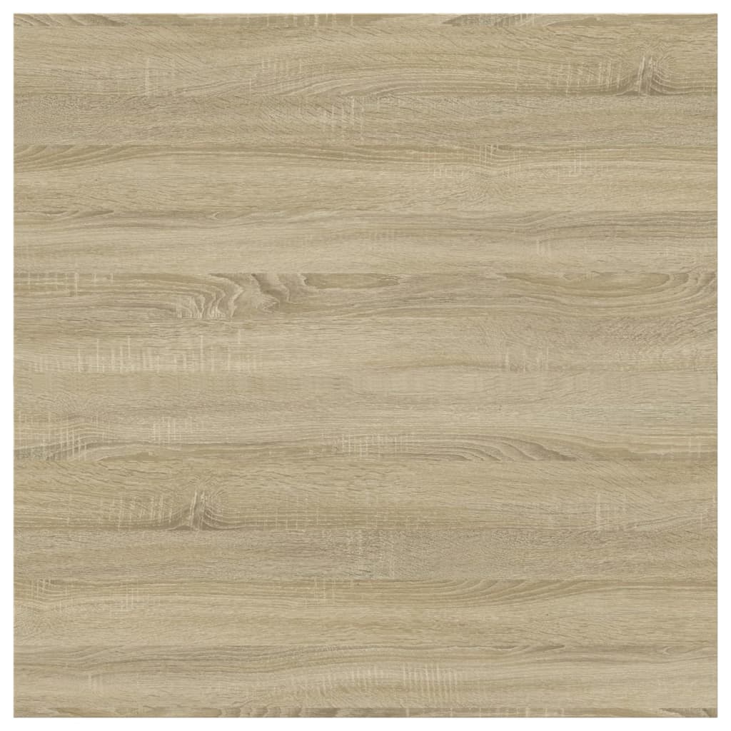 Wandschappen 40X40X1,5 Cm Spaanplaat Kleurig Sonoma Eiken 40 x 40 x 1.5 cm