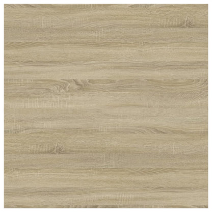 Wandschappen 40X40X1,5 Cm Spaanplaat Kleurig Sonoma Eiken 40 x 40 x 1.5 cm