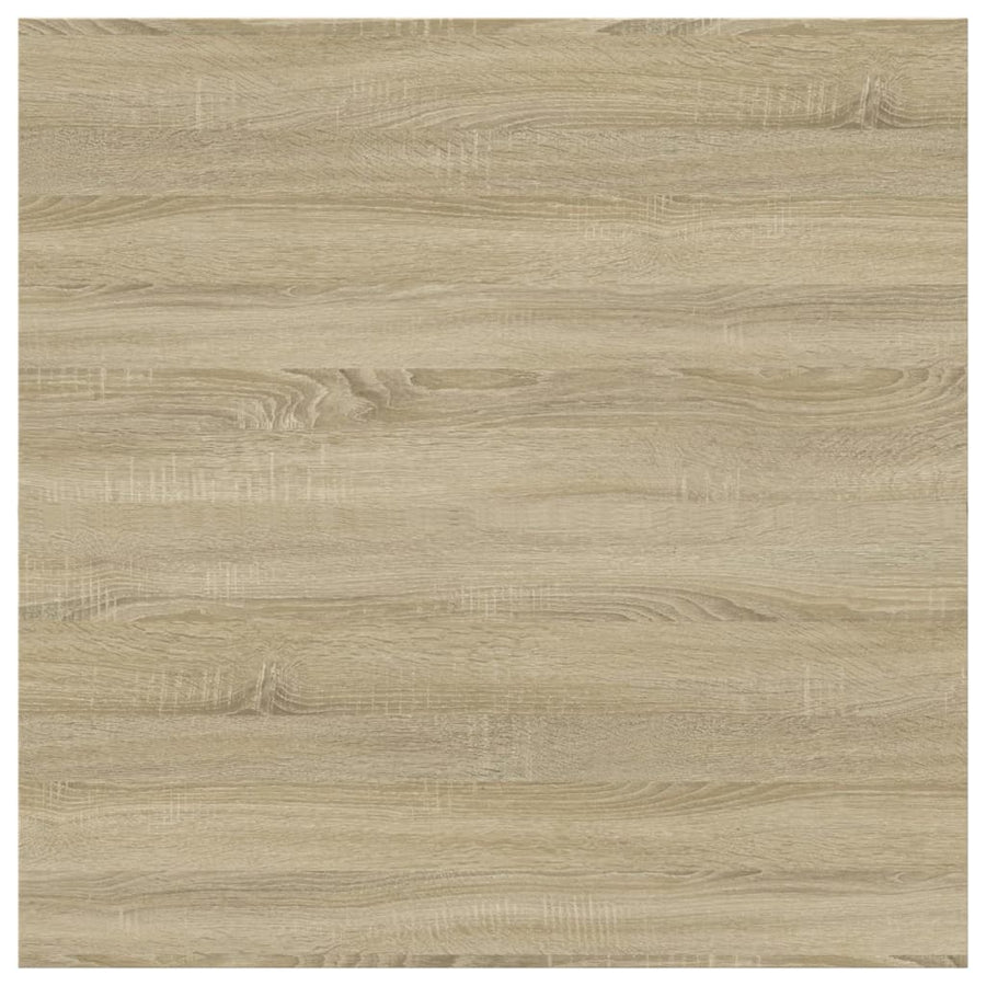 Wandschappen 40X40X1,5 Cm Spaanplaat Kleurig Sonoma Eiken 40 x 40 x 1.5 cm