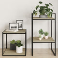 Wandschappen 4 st 40x40x1,5 cm spaanplaat sonoma eikenkleurig
