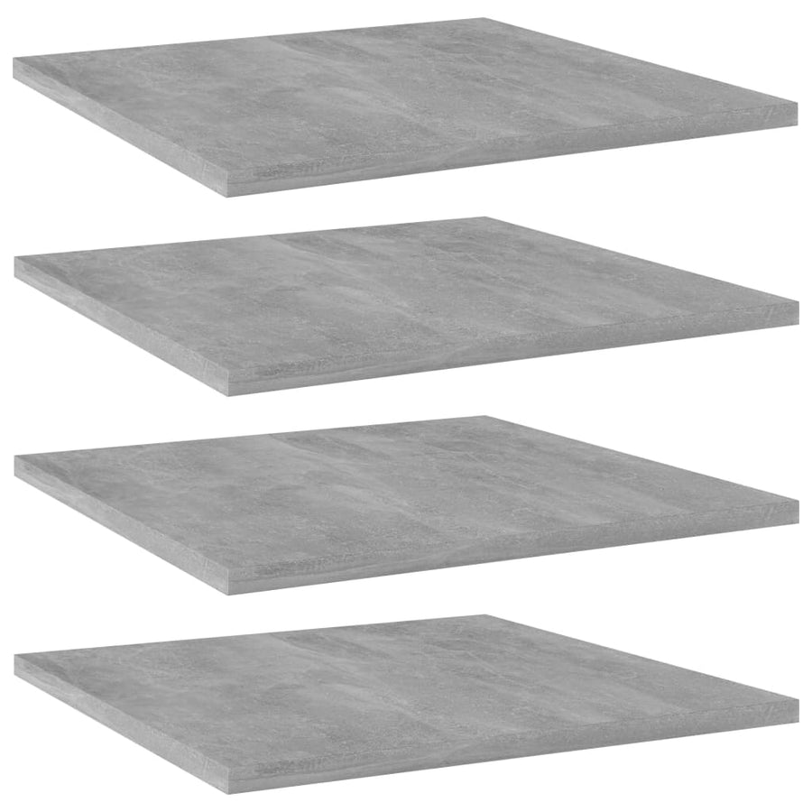 Wandschappen 0X0X1,5 Cm Spaanplaat Betongrijs 4 40 x 40 x 1.5 cm