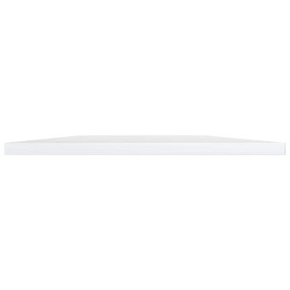 Wandschappen 8 st 40x40x1,5 cm bewerkt hout hoogglans wit