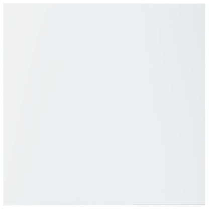 Wandschappen 8 st 40x40x1,5 cm bewerkt hout hoogglans wit