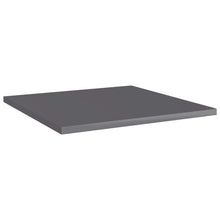 Wandschappen 40X40X1,5 Cm Spaanplaat Hoogglans Grijs 8 40 x 40 x 1.5 cm