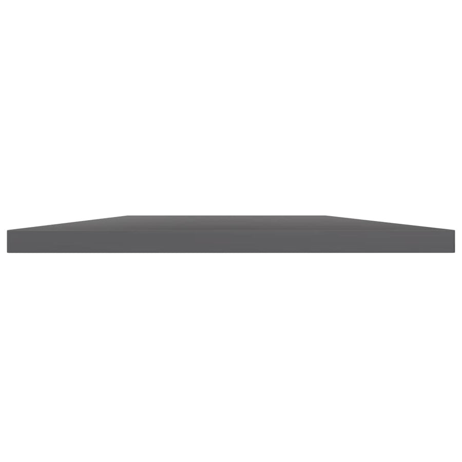 Wandschappen 40X40X1,5 Cm Spaanplaat Hoogglans Grijs 8 40 x 40 x 1.5 cm