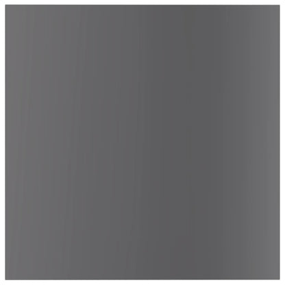 Wandschappen 40X40X1,5 Cm Spaanplaat Hoogglans Grijs 8 40 x 40 x 1.5 cm