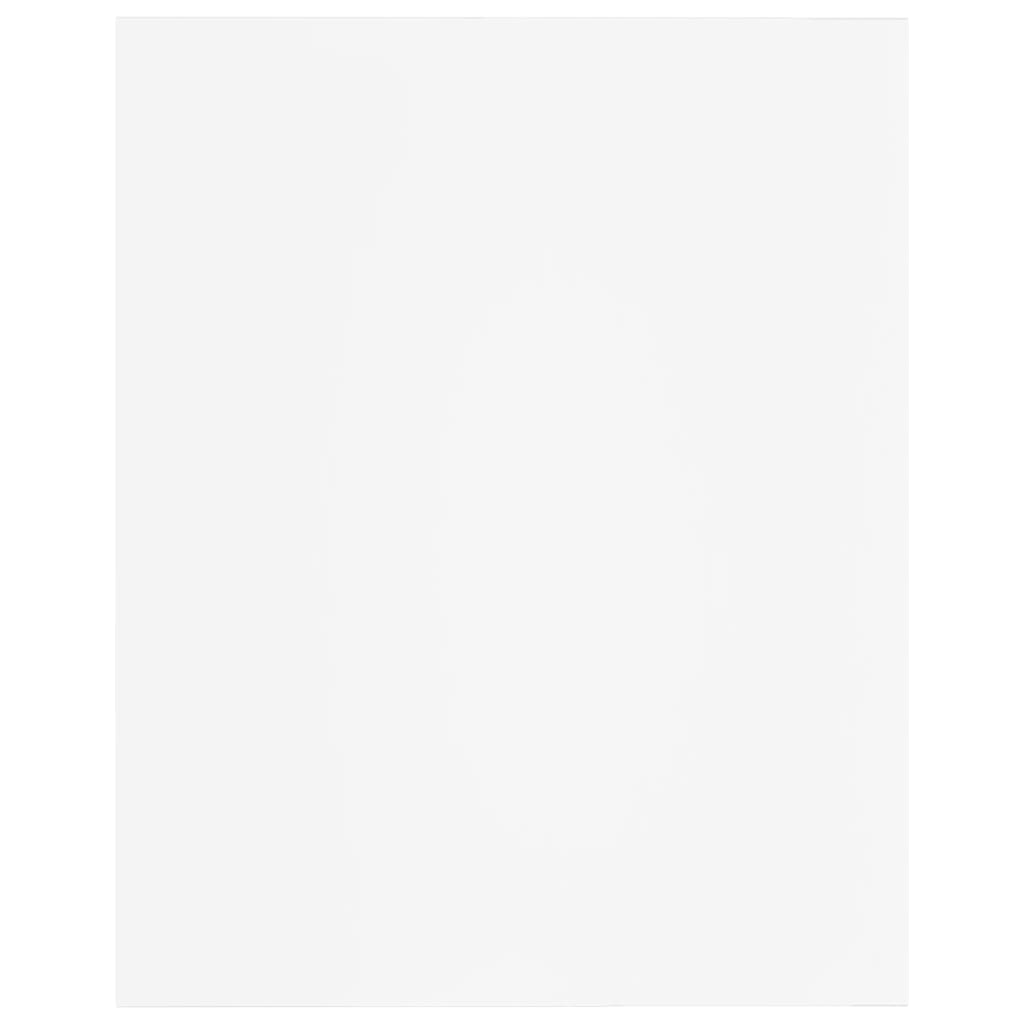 Wandschappen 8 st 40x50x1,5 cm spaanplaat wit