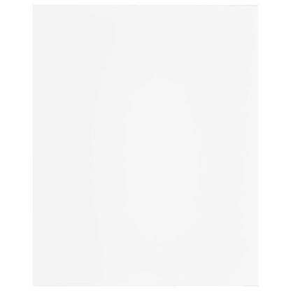 Wandschappen 8 st 40x50x1,5 cm spaanplaat wit