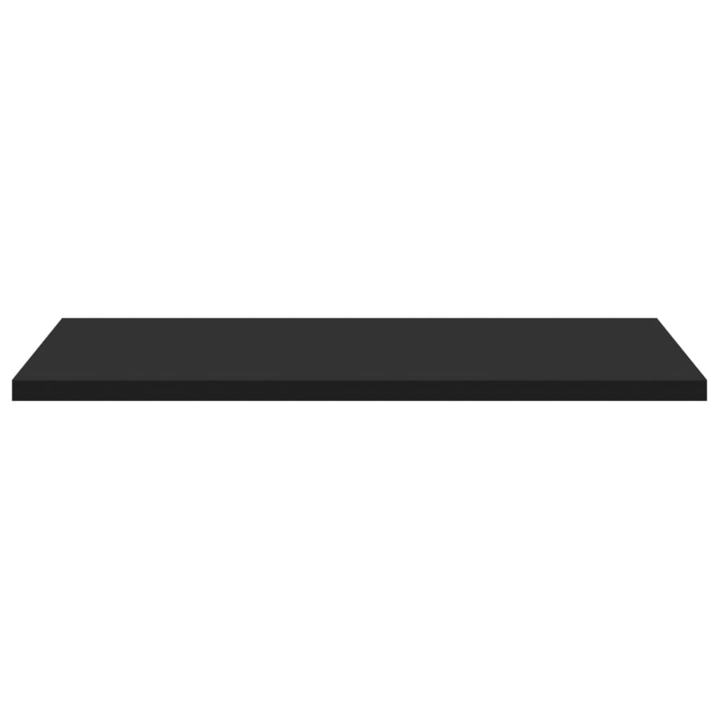 Wandschappen 4 st 40x50x1,5 cm bewerkt hout zwart