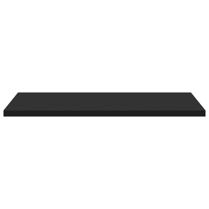 Wandschappen 4 st 40x50x1,5 cm bewerkt hout zwart
