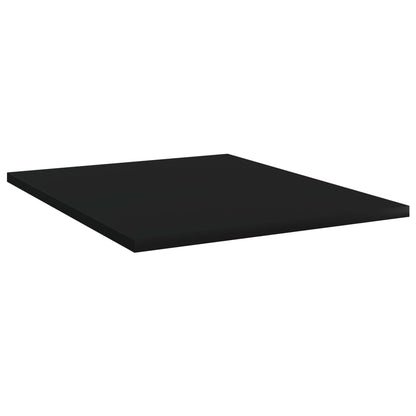 Wandschappen 8 st 40x50x1,5 cm bewerkt hout zwart
