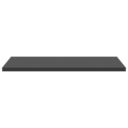 Wandschappen 4 st 40x50x1,5 cm spaanplaat grijs