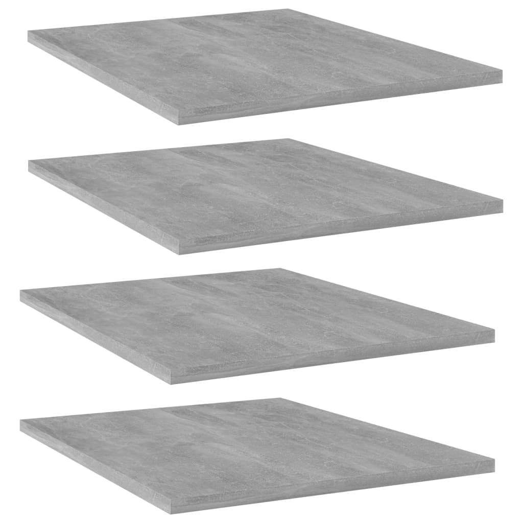 Wandschappen 40X50X1,5 Cm Bewerkt Hout Betongrijs 4