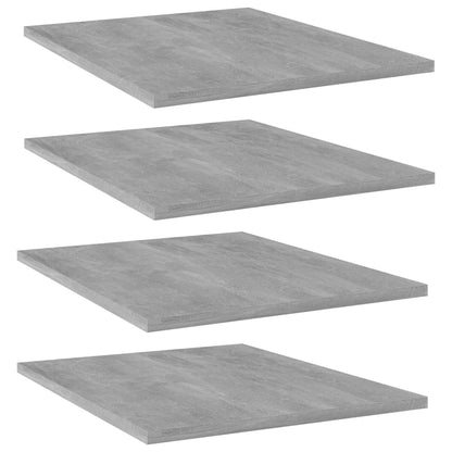 Wandschappen 40X50X1,5 Cm Bewerkt Hout Betongrijs 4
